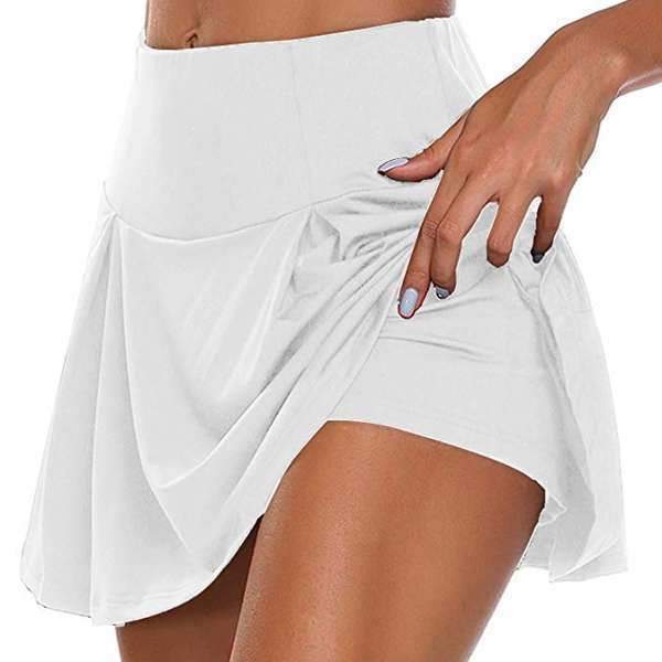 Damen sportlicher Minirock mit hoher Taille und Bewegungskomfort R&B