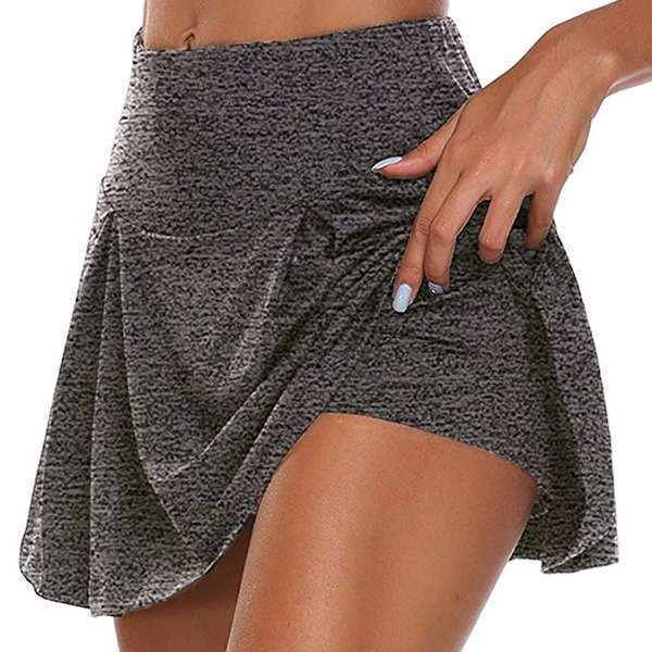 Damen sportlicher Minirock mit hoher Taille und Bewegungskomfort R&B