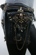 R&B | Punk Skull Nieten Ketten Reißverschluss Taschen