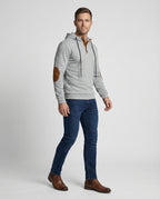 R&B | Herren Outdoor Hoodie mit Komfortstretch und Knopfleiste