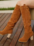 R&B | Wild Kniehohe Stiefel mit Absatz