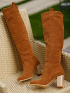 R&B | Wild Kniehohe Stiefel mit Absatz