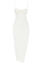 R&B | Plissiertes Korsett Midikleid
