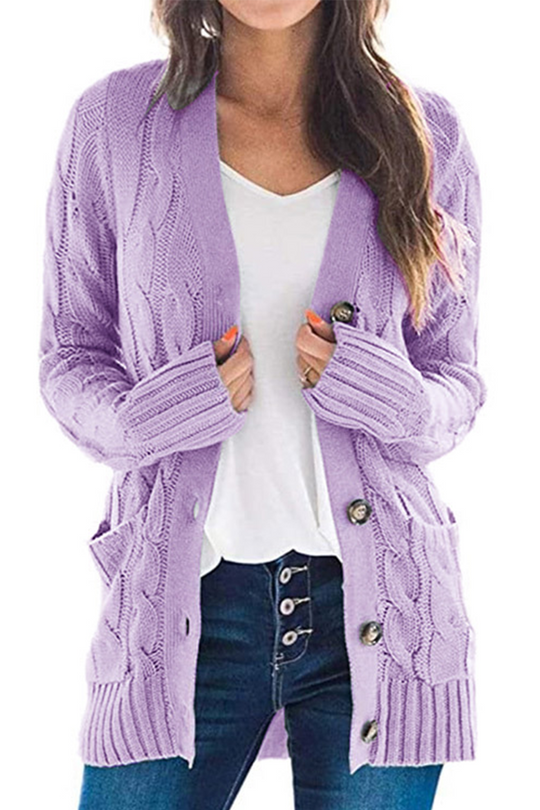 R&B | Vielseitige und Bequeme Winter Strickjacke
