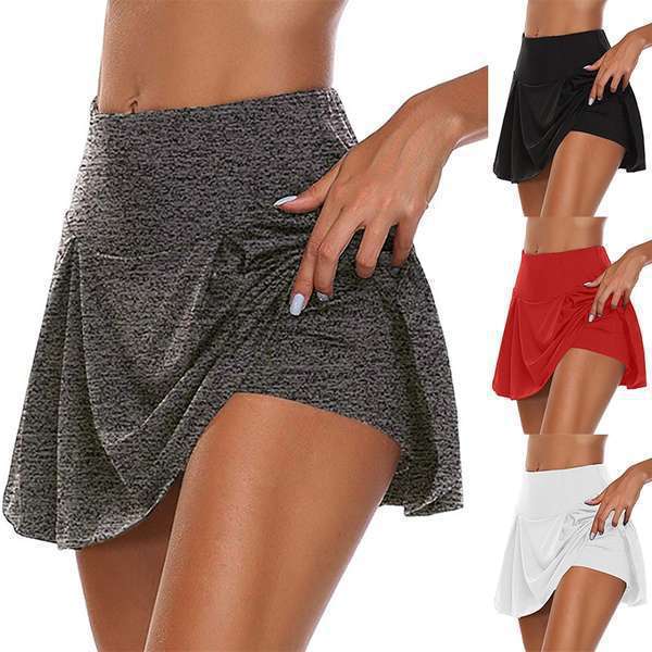Damen sportlicher Minirock mit hoher Taille und Bewegungskomfort R&B