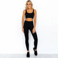 Damen Sportleggings mit hohem Taillenbund und figurformendem Design R&B