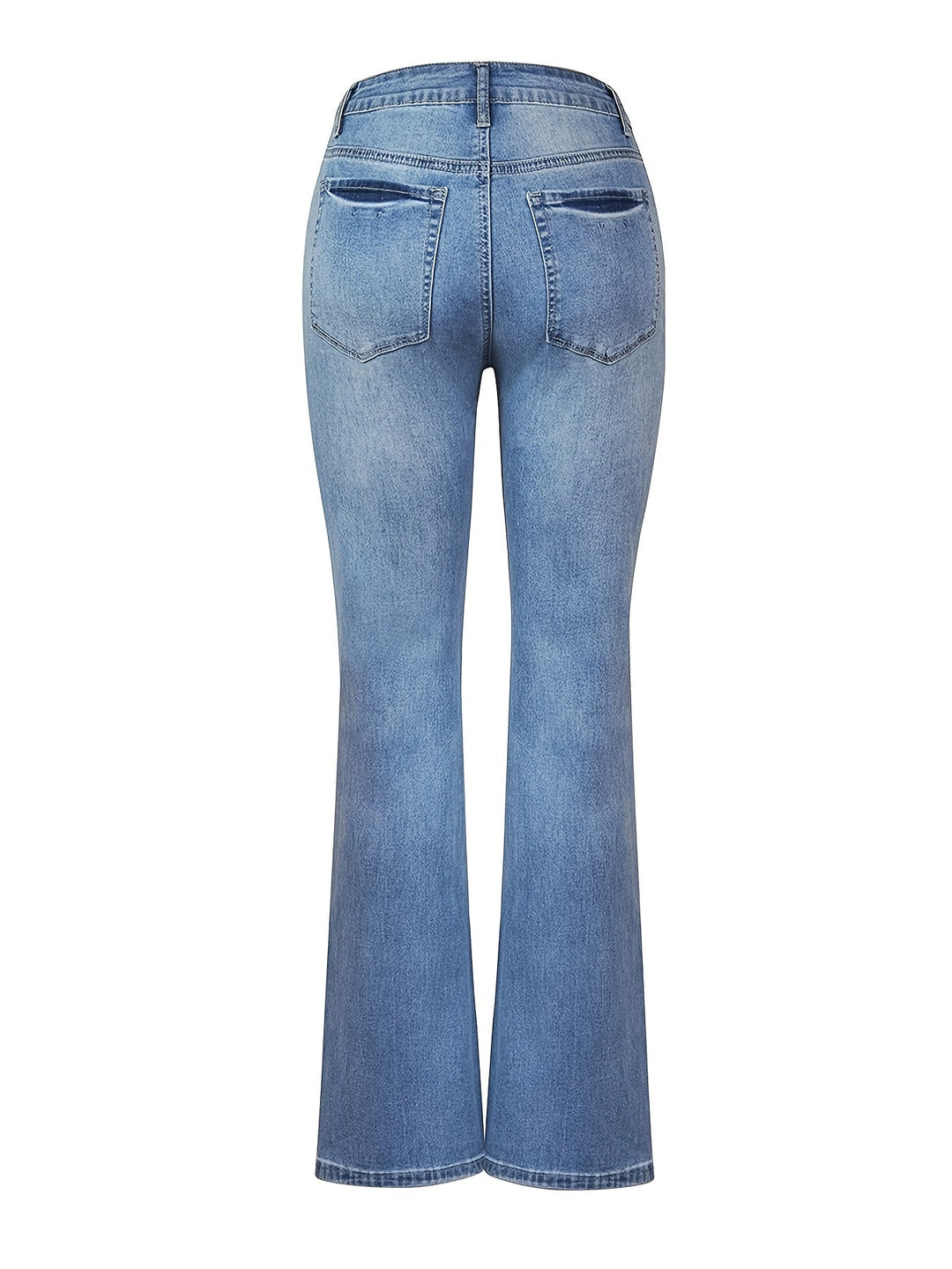 R&B | Geprägte Schrittknopf Hosen Röcke Denim Hosen