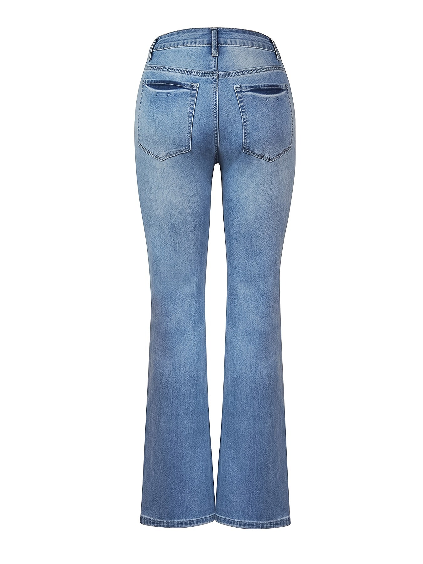 R&B | Geprägte Schrittknopf Hosen Röcke Denim Hosen