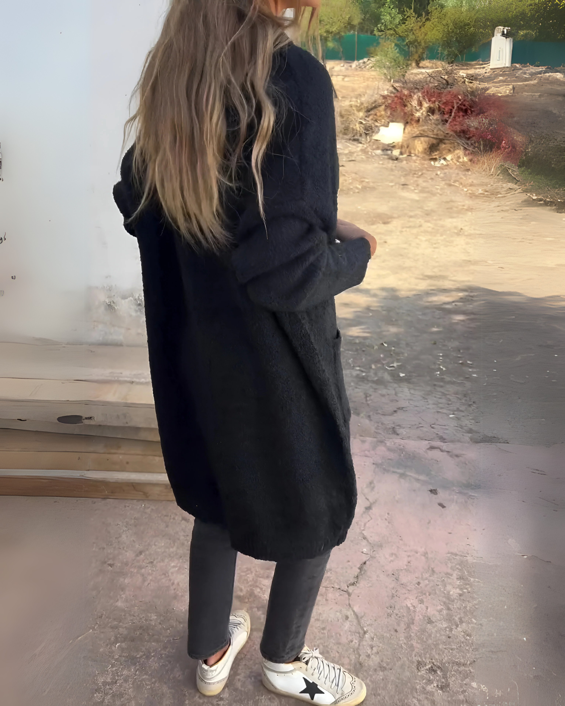 R&B | Lässiger Strick Cardigan mit Taschen