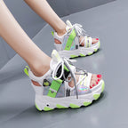 Damen Sportliche High-Top Sandalen mit rutschfester Sohle und modischem Design R&B