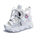 Damen Sportliche High-Top Sandalen mit rutschfester Sohle und modischem Design R&B