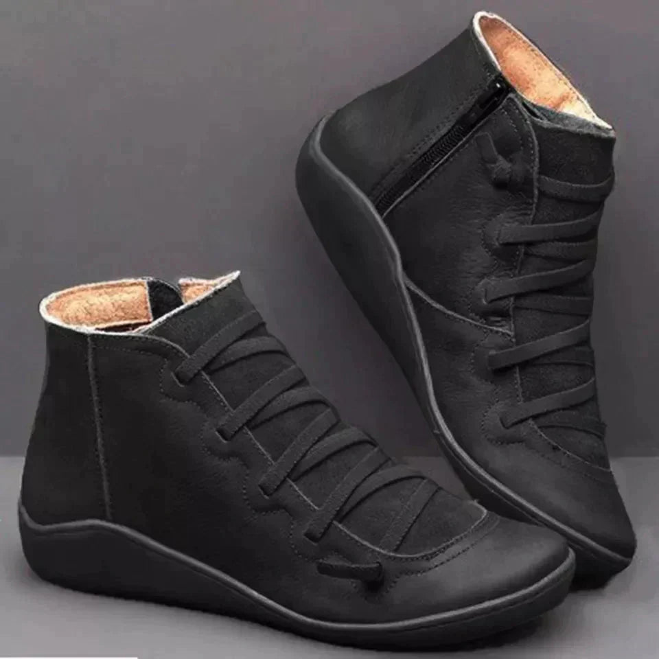 Damen wasserfeste Stiefel bequeme Sohlen synthetisch R&B