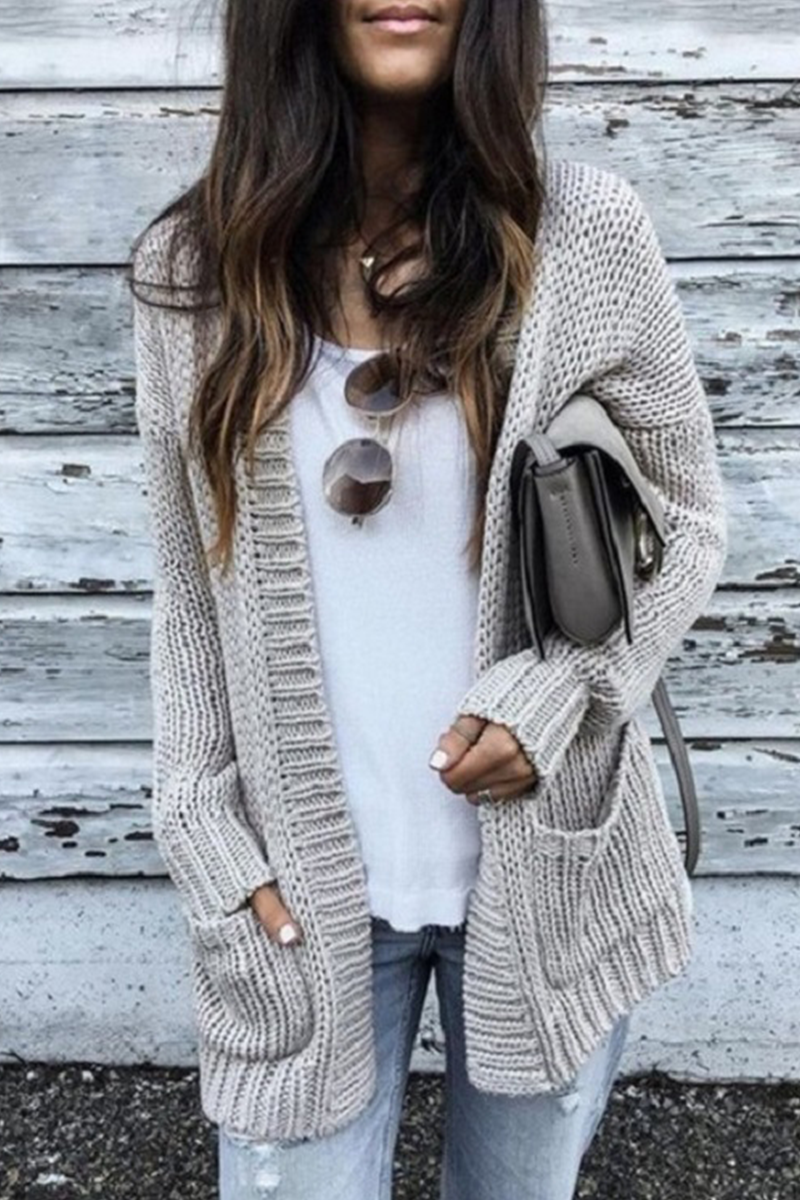 R&B | Lässige und Modische Strickjacke