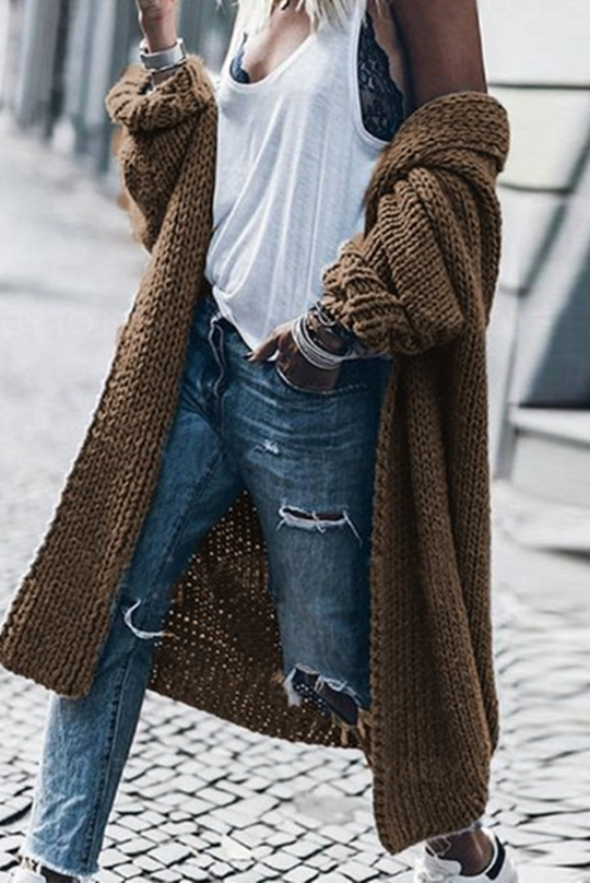 R&B | Klassische und Bequeme Allgemeine Strickjacke