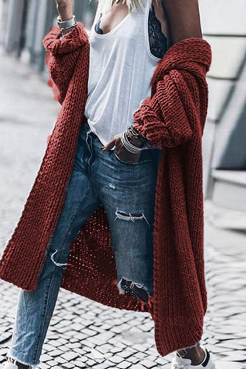 R&B | Klassische und Bequeme Allgemeine Strickjacke