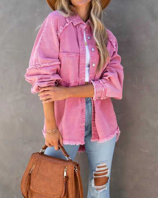 R&B | Edge Patchwork Pocket Denim-Jacke