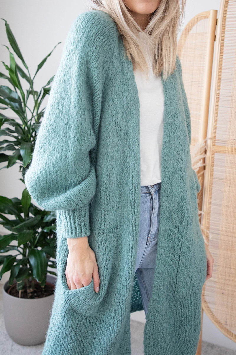 R&B | Offene Front Strickjacke