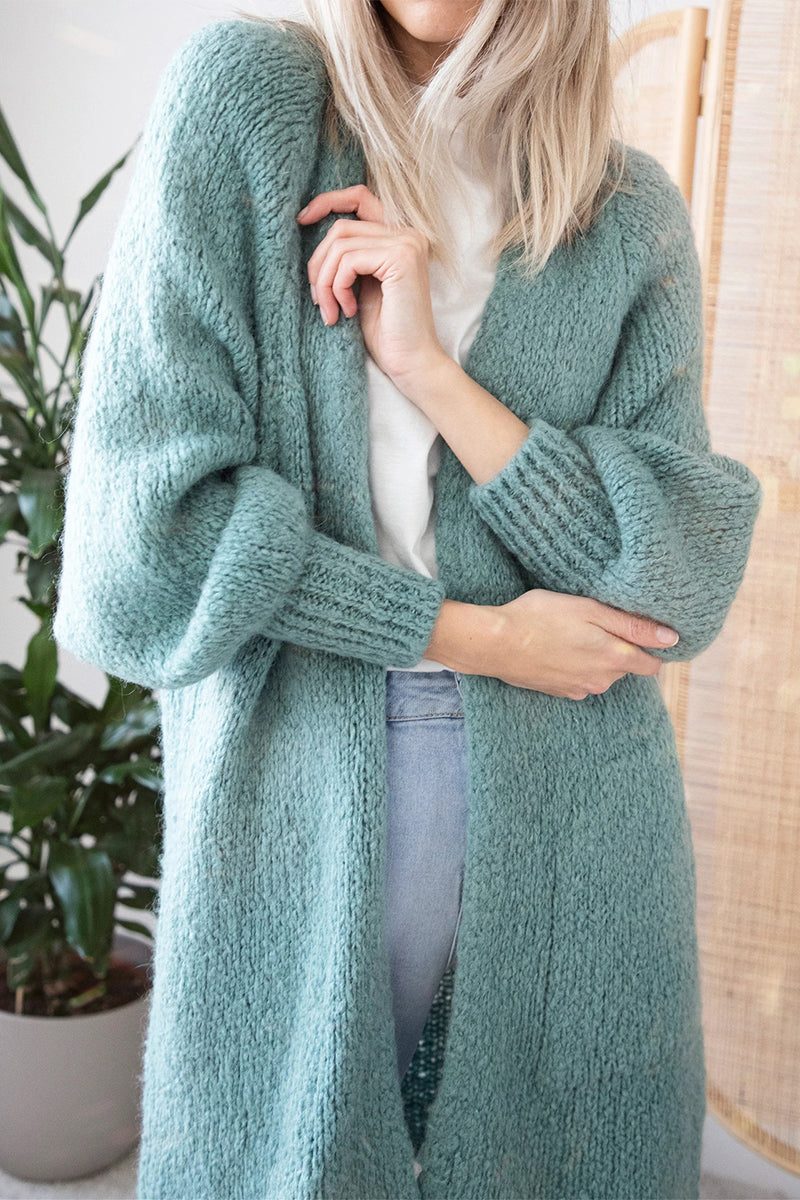 R&B | Offene Front Strickjacke