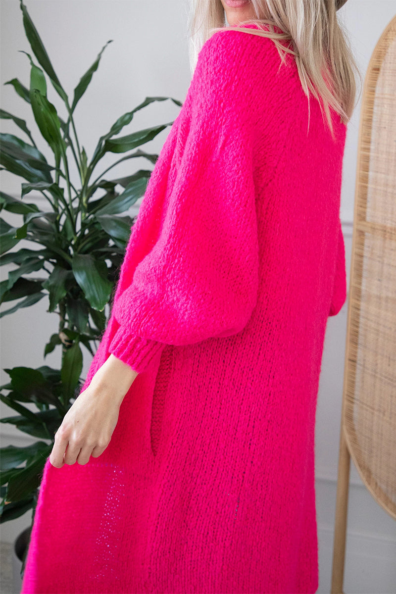 R&B | Offene Front Strickjacke
