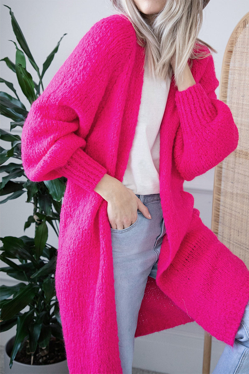 R&B | Offene Front Strickjacke