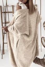 R&B | Offene Front Strickjacke
