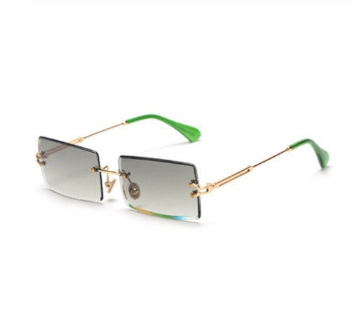 Heidi-Mode | Modische Rechteckige Sonnenbrille Im Retro Stil