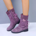 R&B | Schneefreie Wasserdichte Mid-Calf Reißverschlussstiefel