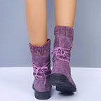 R&B | Schneefreie Wasserdichte Mid-Calf Reißverschlussstiefel