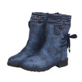R&B | Schneefreie Wasserdichte Mid-Calf Reißverschlussstiefel