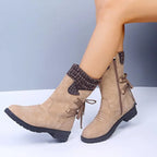 R&B | Schneefreie Wasserdichte Mid-Calf Reißverschlussstiefel