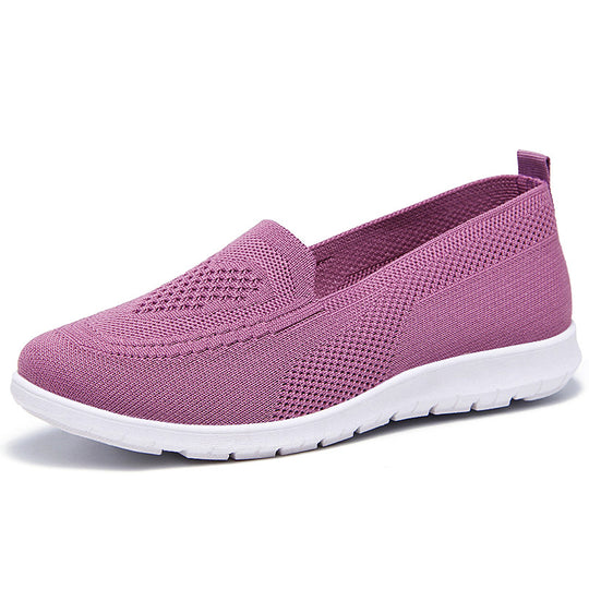 Damen Atmungsaktive Slip-On Freizeitschuhe mit flexiblem Mesh-Obermaterial R&B