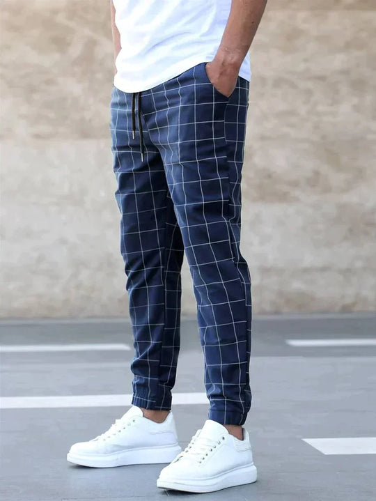 R&B | Elegante Gitter Elite Hosen