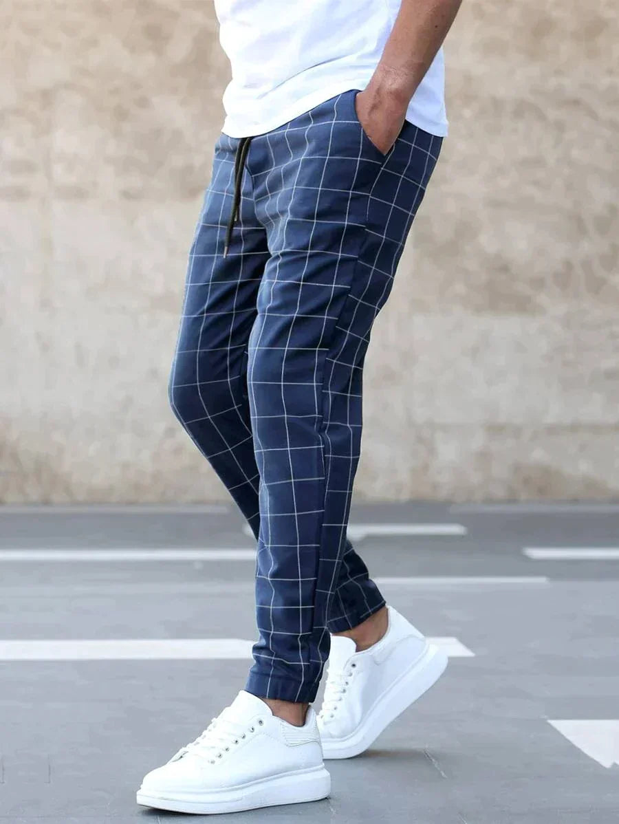 R&B | Elegante Gitter Elite Hosen