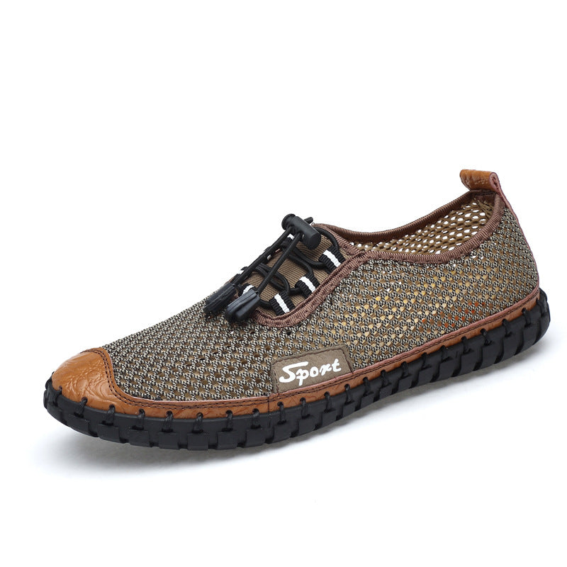 Damen Atmungsaktive Sportliche Wasserschuhe mit flexiblem Netzoberteil und rutschfester Sohle R&B