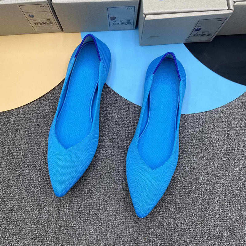 Damen Flauschige Ballerinas mit elegantem Design