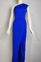 R&B | Elegantes Formelles Einfarbiges Schlitz Asymmetrisches Schräges Kragen Abendkleid Kleider - 8 Farben