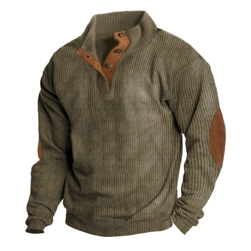 R&B | Herrenpullover mit Knöpfen