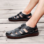 Damen modische Lederfreizeitschuhe mit seitlichen Belüftungsöffnungen R&B