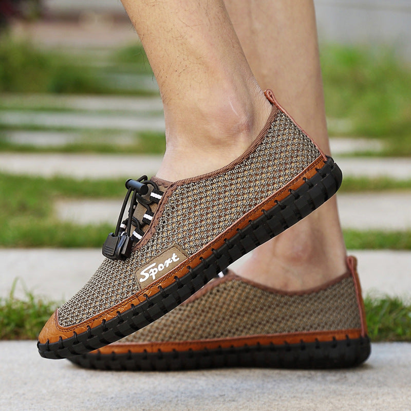 Damen Atmungsaktive Sportliche Wasserschuhe mit flexiblem Netzoberteil und rutschfester Sohle R&B