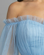 R&B | Elegantes Formelles Einfarbiges Patchwork Off-Shoulder Abendkleid Kleider - 3 Farben