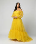 R&B | Elegantes Formelles Einfarbiges Patchwork Off-Shoulder Abendkleid Kleider - 3 Farben