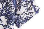 Herren Kurzarmhemd mit floralem Motiven und legerem Schnitt