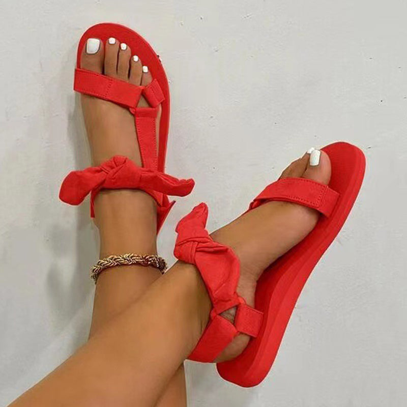R&B | Leger mit Bogen Offene Schuhe