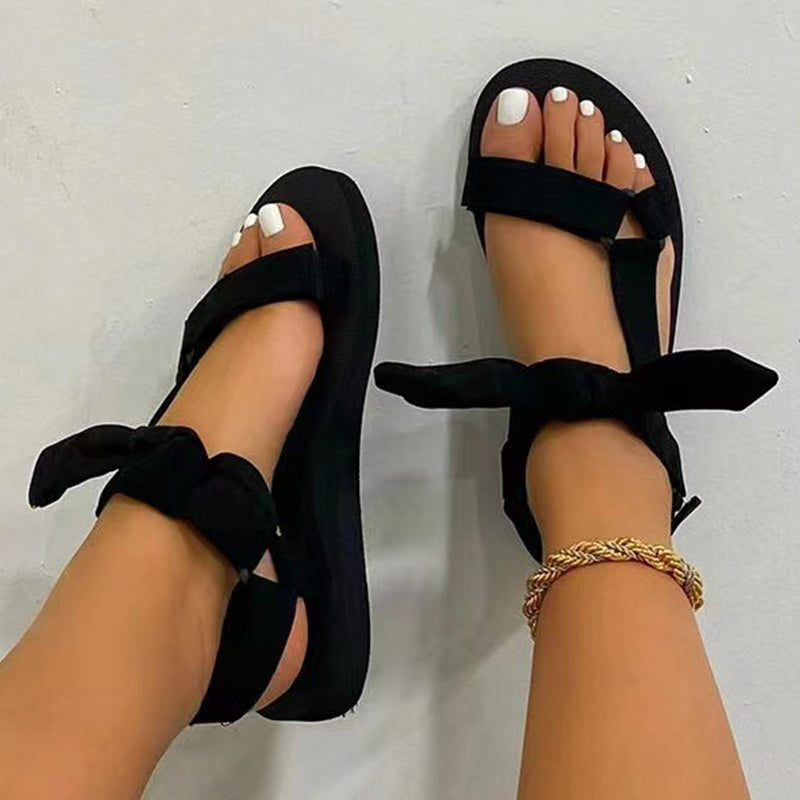 R&B | Leger mit Bogen Offene Schuhe