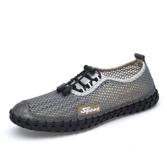 Damen Atmungsaktive Sportliche Wasserschuhe mit flexiblem Netzoberteil und rutschfester Sohle R&B