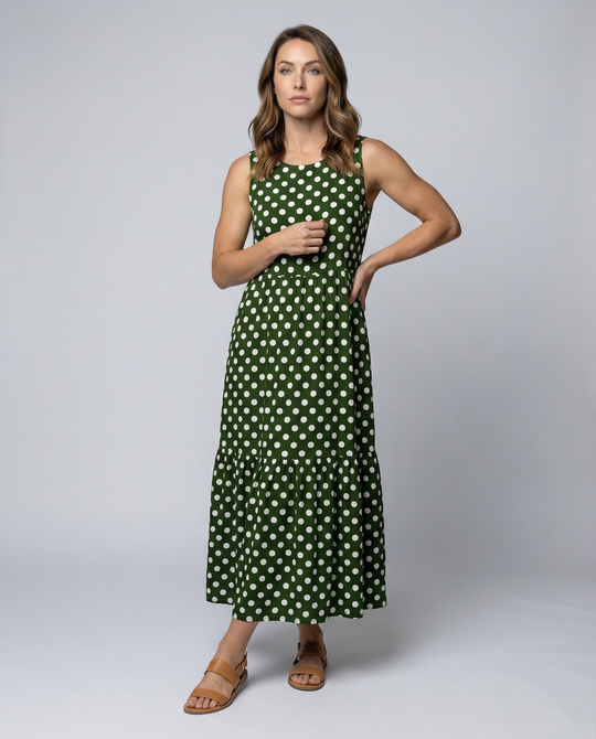 R&B | Elegantes Sommerkleid mit Pünktchen