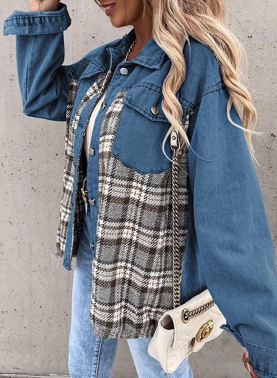 R&B | Vintage-Flanelljacke für Frauen
