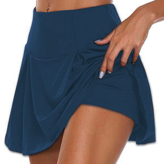 Damen sportlicher Minirock mit hoher Taille und Bewegungskomfort R&B
