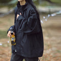 R&B | übergroße wasserdichte Zip-Jacke
