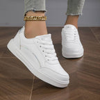 R&B | Sneaker Weiße Sneaker mit Gold/Silber Details